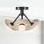 Dahlia 3 - Light Semi Flush Mount-562926702