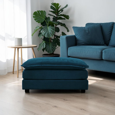 Repose-pieds en chenille moderne