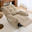 Fauteuil inclinable manuel avec repose-pieds rembourré-1908087726