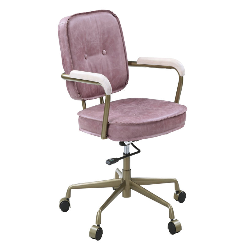 Chaise de bureau Chloe, Rose