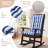 Outdoor/Indoor 5'' Adirondack Chair Seat/Back Cushion with Ties-1613452513