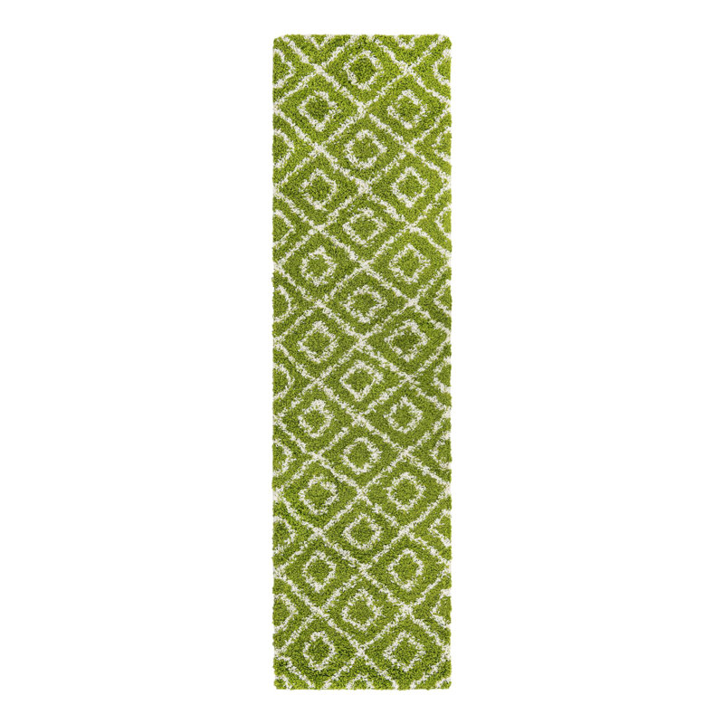 Geometric Indoor Rug, Runner 2'7" x 10'