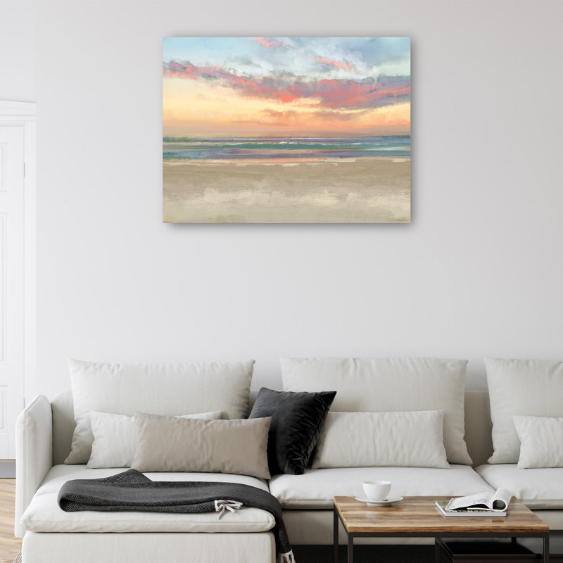 «Dreaming of Dusk» par Studio Arts, reproduction d'art sur toile, H 11 po x l 14 po, Toile tendue