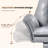 Big and Tall Office Chair, Flip Armrests for Pets & Cross Legged Sitting, Executive Ergonomic Computer Gaming Chair with Foot Rest-1931440014