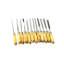 FixtureDisplays 12 Piece Metal Carving Set