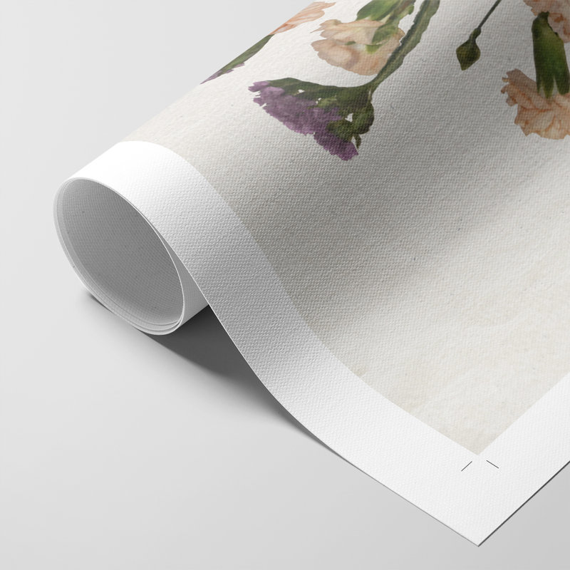 Organic Floral III - reproduction de toile seulement - NON-CADRE, H 27 po x l 18 po