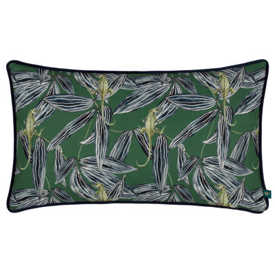 Floral Rectangular Lumbar Cushion