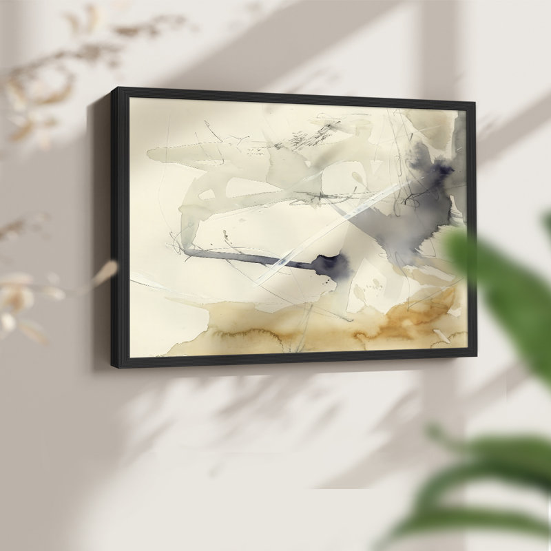«Marking Moments II», reproduction encadrée, H 22 po x l 28 po, Noir, noir, noir, noir