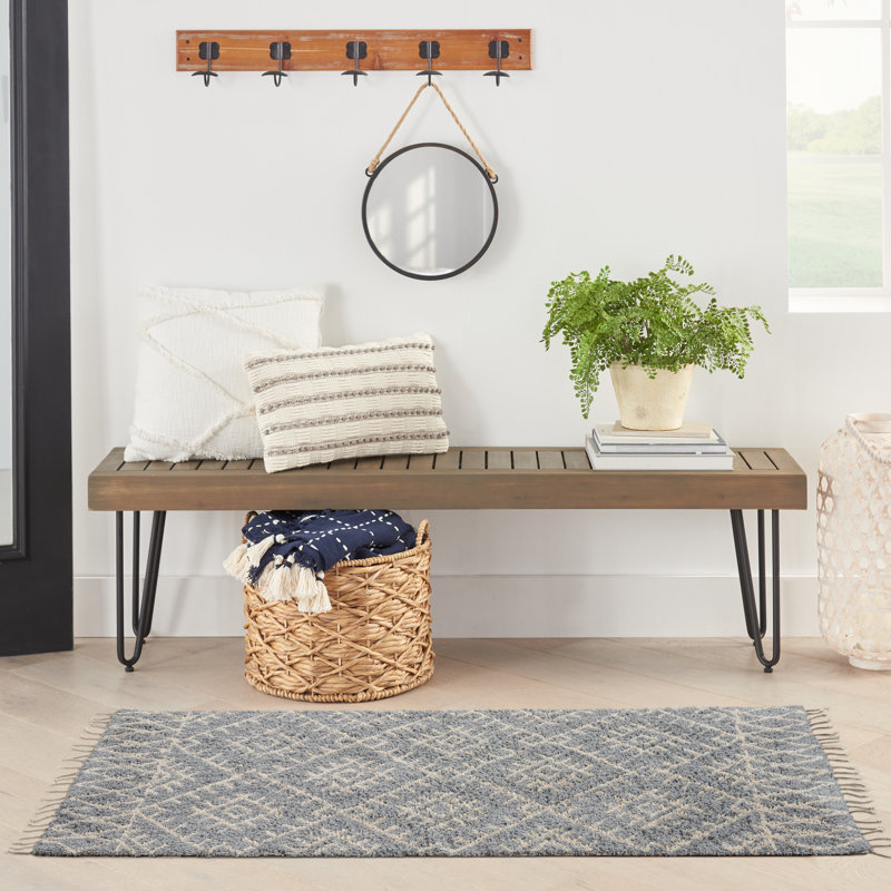 Tapis de cuisine Native Art, Gris clair, Tapis de couloir 2 pi 3 po x 6 pi