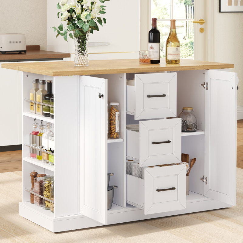 120 cm W Kitchen Island with