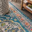 Tapis bleu / jaune Lathan Bohemian FLAIR Boho-2074019052