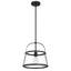 Plafonnier vintage en métal et verre transparent-1195885689