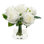 Real Touch Roses Arrangement In Glass Vase