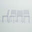 Chaise d'appoint empilable transparente Bralynne