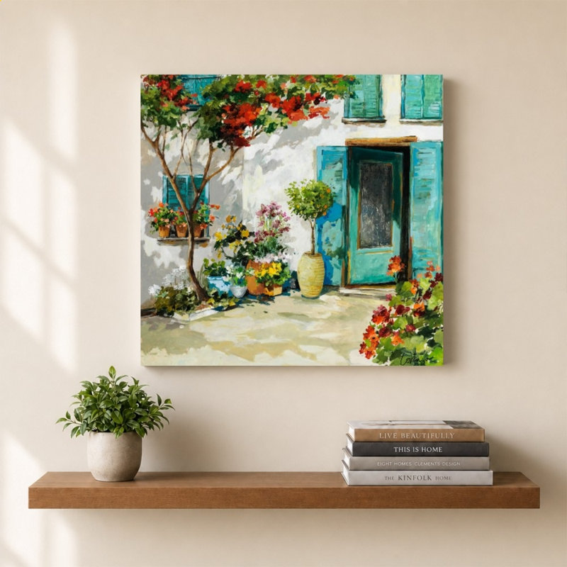 "Entrée tropicale" par Lorenzo Collective - Impression sur toile