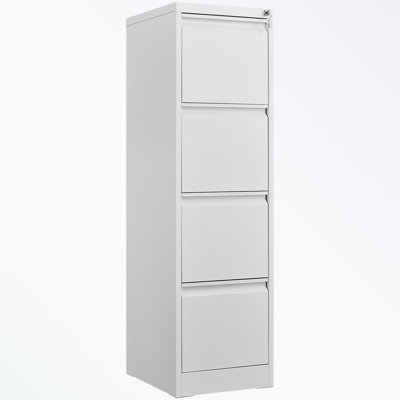 Steel frame File Cabinet with Lock and 4 Drawers