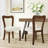 Alaric Mid-Century Modern Rubberwood Dining Chairs-956559178-956559180