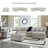 Croskey 4-Piece Sectional With Chaise-1123232222