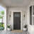 36.9”H Black Dimmable LED Outdoor Wall Lantern Sconce With Frosted Glass
