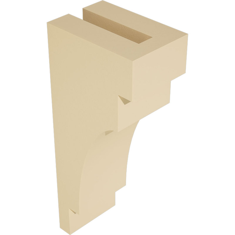 Corbeau d'uréthane méditerranéen Signature, brun clair apprêté, 14 po x 4 po x 6 po