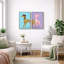 Illustration de chien moderne ludique, images de chambre d'enfant, impression sur toile encadrée-2072946894-2072946893