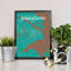 Shanghai City Map - No Frame Print-1764731375