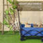 Festival 76*48*86 cm Metal 1 Piece Folding Wagon Blue Foldable for Easy Storage