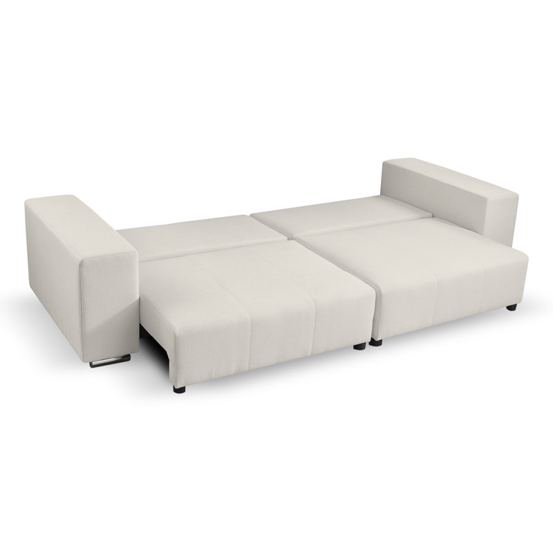 Afonso 3 Seater Sofa Bed, Ecru