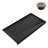 72 in. x 36 in. Alcove Acrylic Shower Base in Glossy Black With Left Drain, Drain Included-115368101