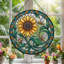Panneau de vitrail Sunflower Bee-100742600