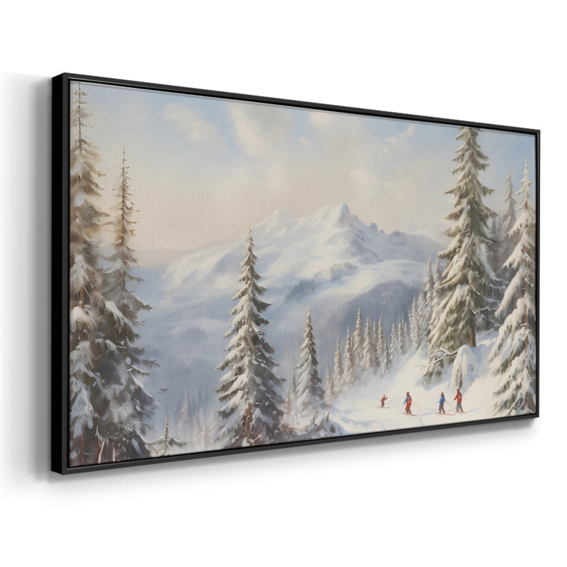 Série paysage - CMXC - Toile tendue avec châssis encadré - Prêt à être accroché, Noir, H 21 po x l 41 po