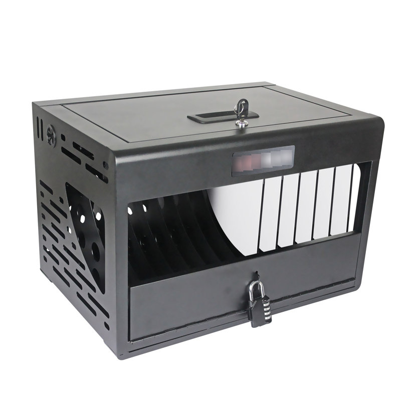 16 armoires de charge verrouillables pour ordinateur portable, pour ordinateur portable de qualité noire 16 avec surface de verrouillage