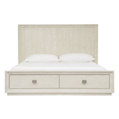 Oakes Solid Wood Panel Storage Bed