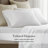 100% Egyptian Cotton White Sateen 2-Piece Standard Sham Pillowcase Set-117533746-114622982