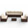 Avamay Rattan Sectional Seating Group with Cushions