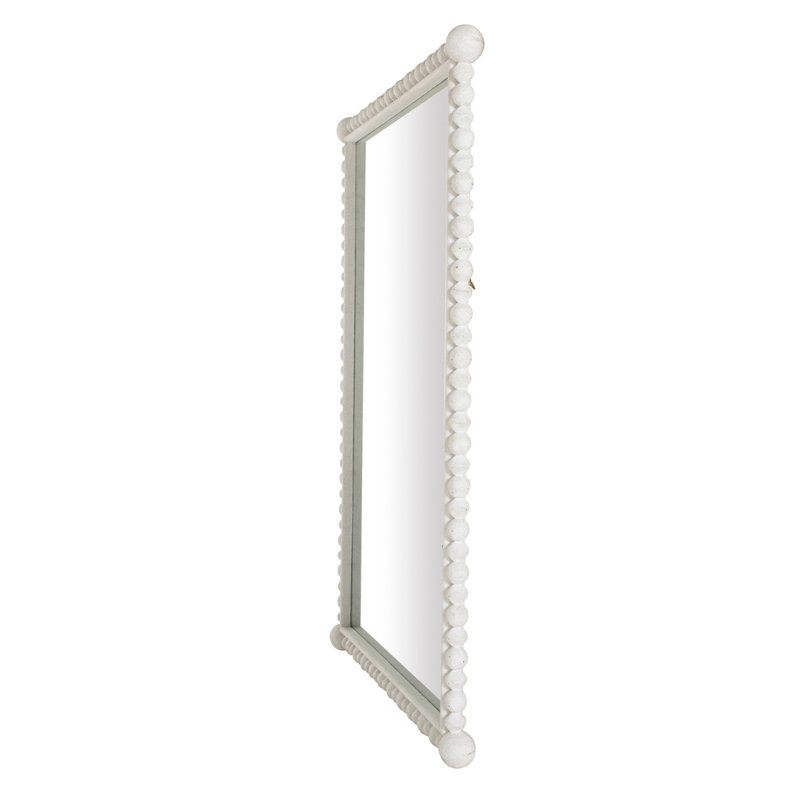 Beau Mirror - White, White