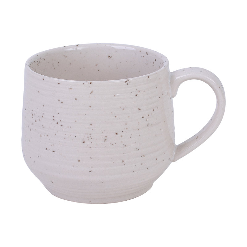 Sango Siterra Artist's Blend 17 Oz. Stoneware Mug Set - Rustic Design, Assorted