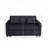 Velvet Sleeper Sofa Pull-Out Bed with Adjustable Backrest and Pillows-486518945