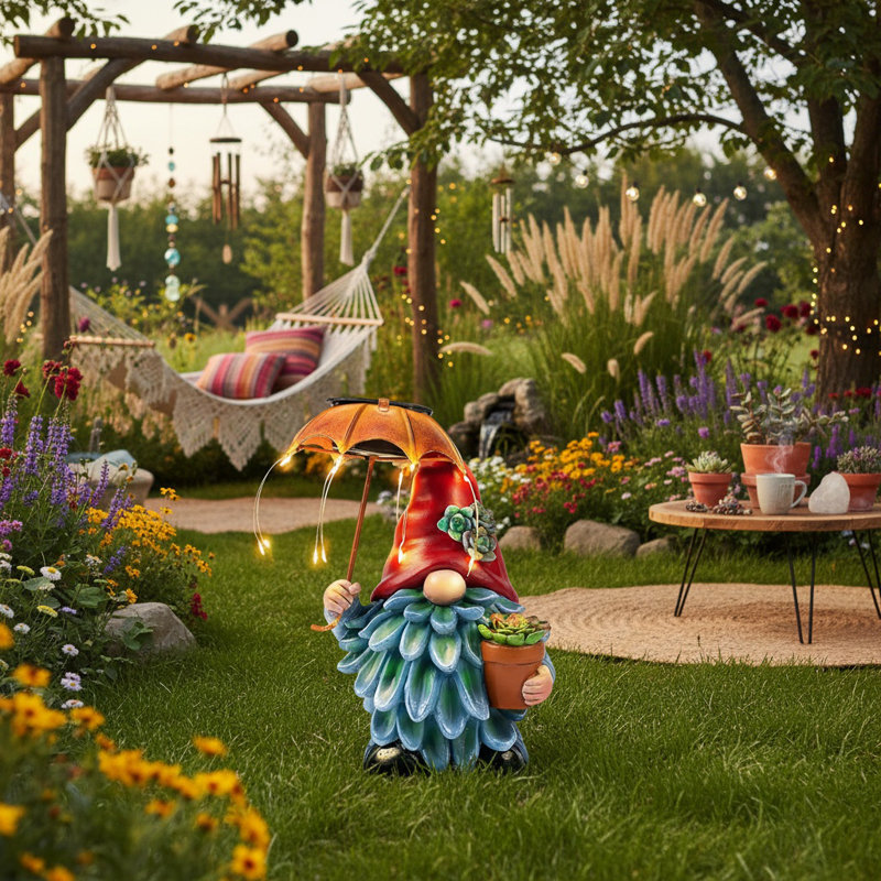 Gnomes Weather Resistant Resin Garden Statue