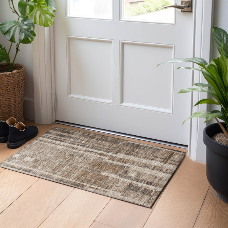 Machine Washable Indoor/Outdoor Chayden ACN1063 Rug, Rectangle 1'8" x 2'6"