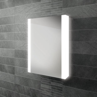 Paragon 564mm W 700mm H Surface Frameless Medicine Cabinet Mirror Adjustable