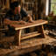 Burruss Solid Wood Accent Stool