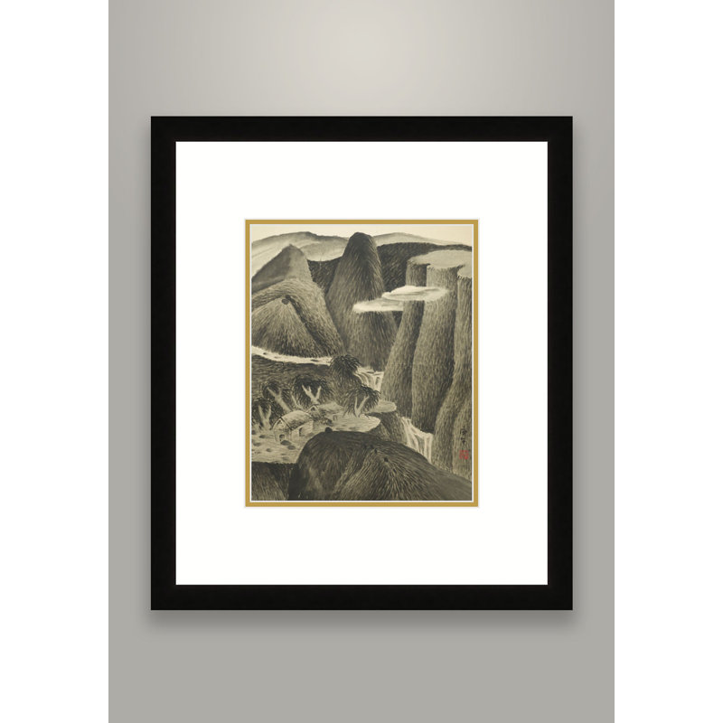 «Mountain Village 1» par Chen Xiaoping - impression d'un seul cadre