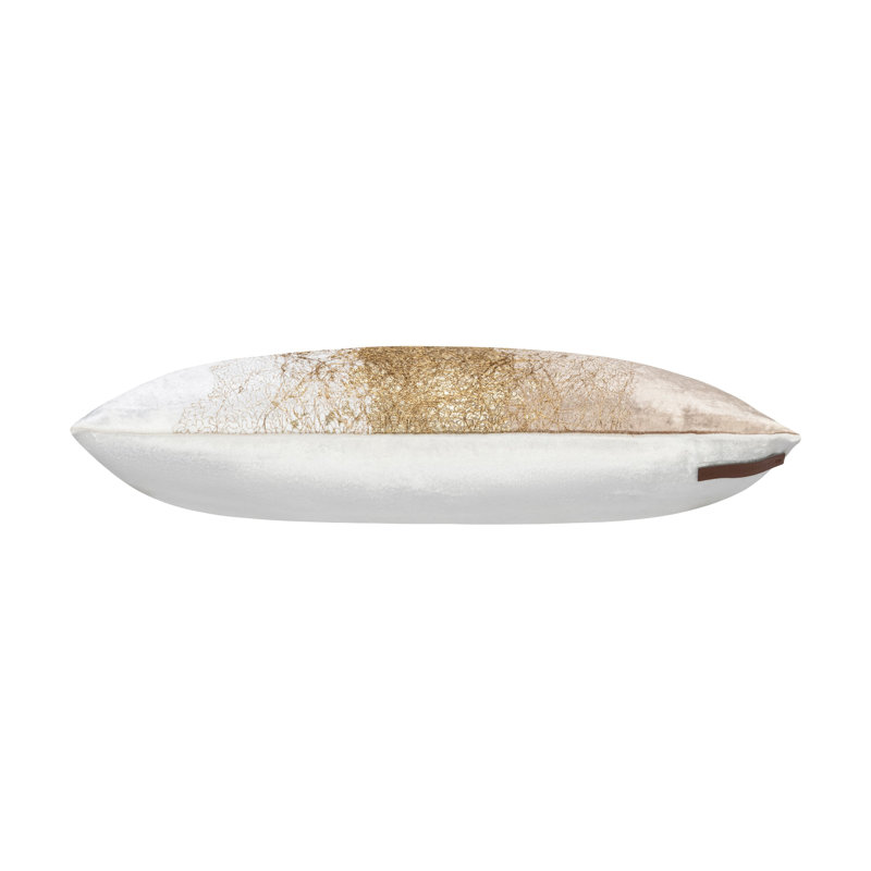 Bella Ivory and Gold Pillow