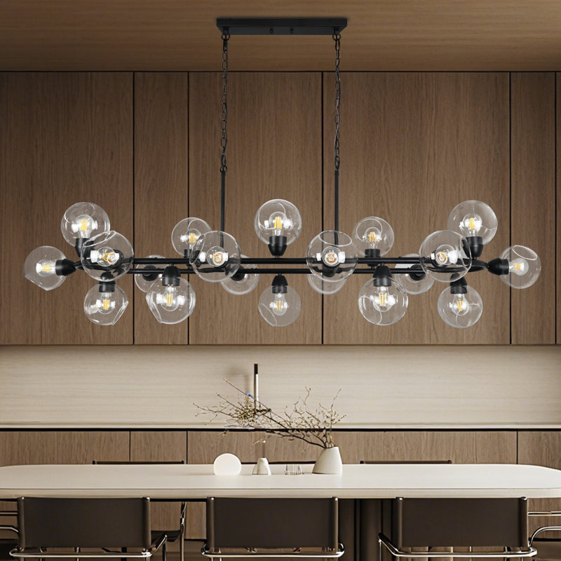 20-light Bubble Chandelier Glass Chandelier Modern Chandelier For Dining Room Kitchen Island