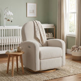 Bea Swivel Glider Recliner in Vanilla