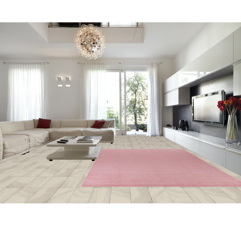 Tapis perse rose Gabbeh 9x13