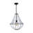 16.53" Retro Countryside Chandelier Adjustable Chain Need 1*E26 Bulb