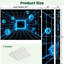 6 panneaux de paravent pliable paravent tunnel néon royal cubes cubes flottants grille de toile futuriste séparateur de pièce autoportant cloison de protection cloison d'intimité-548381600-548381602
