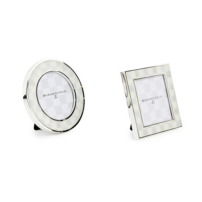Sterling Check Silver Plated Frames